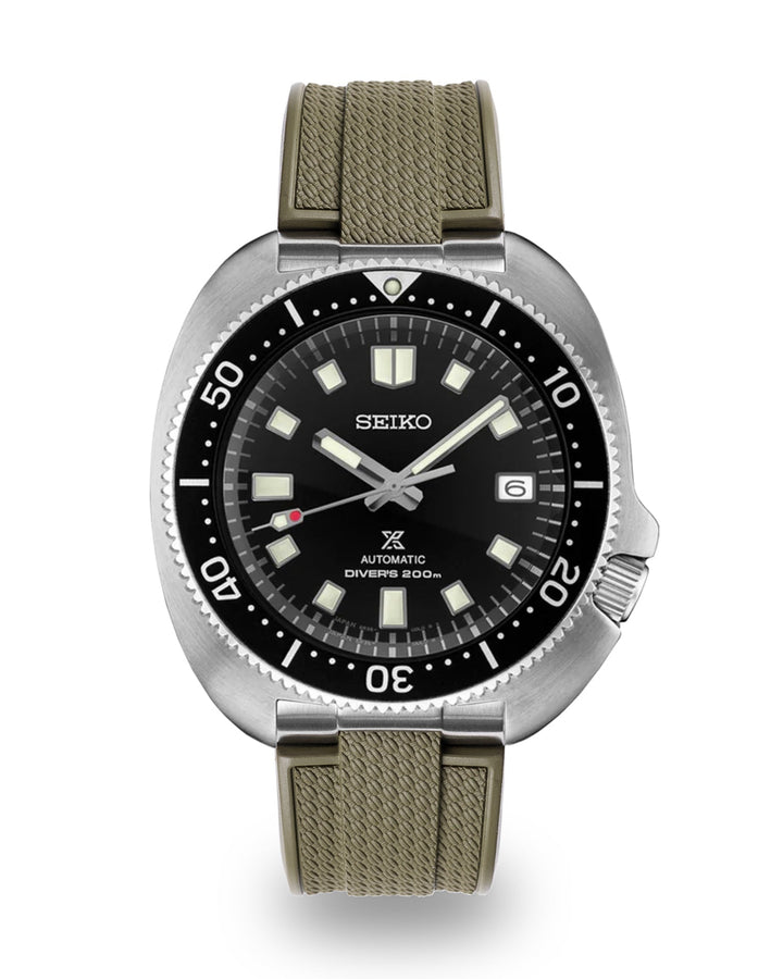 AnchorFlex™ Flagship EL for Seiko Willard - Sea Moss Green - Anchor Strap Co.