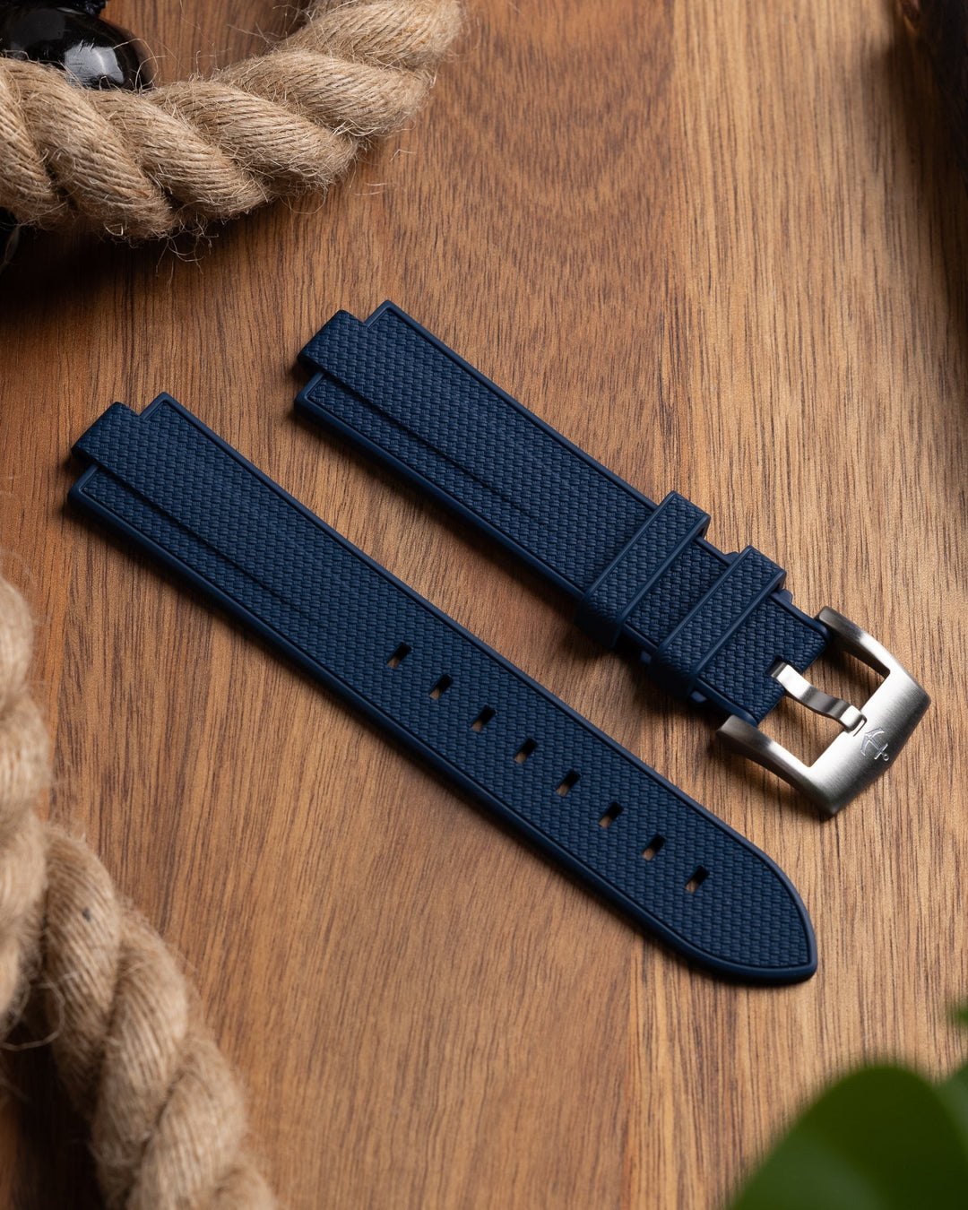 AnchorFlex™ Flagship EL for Tudor Black Bay 54 - Navy Blue - Anchor Strap Co.