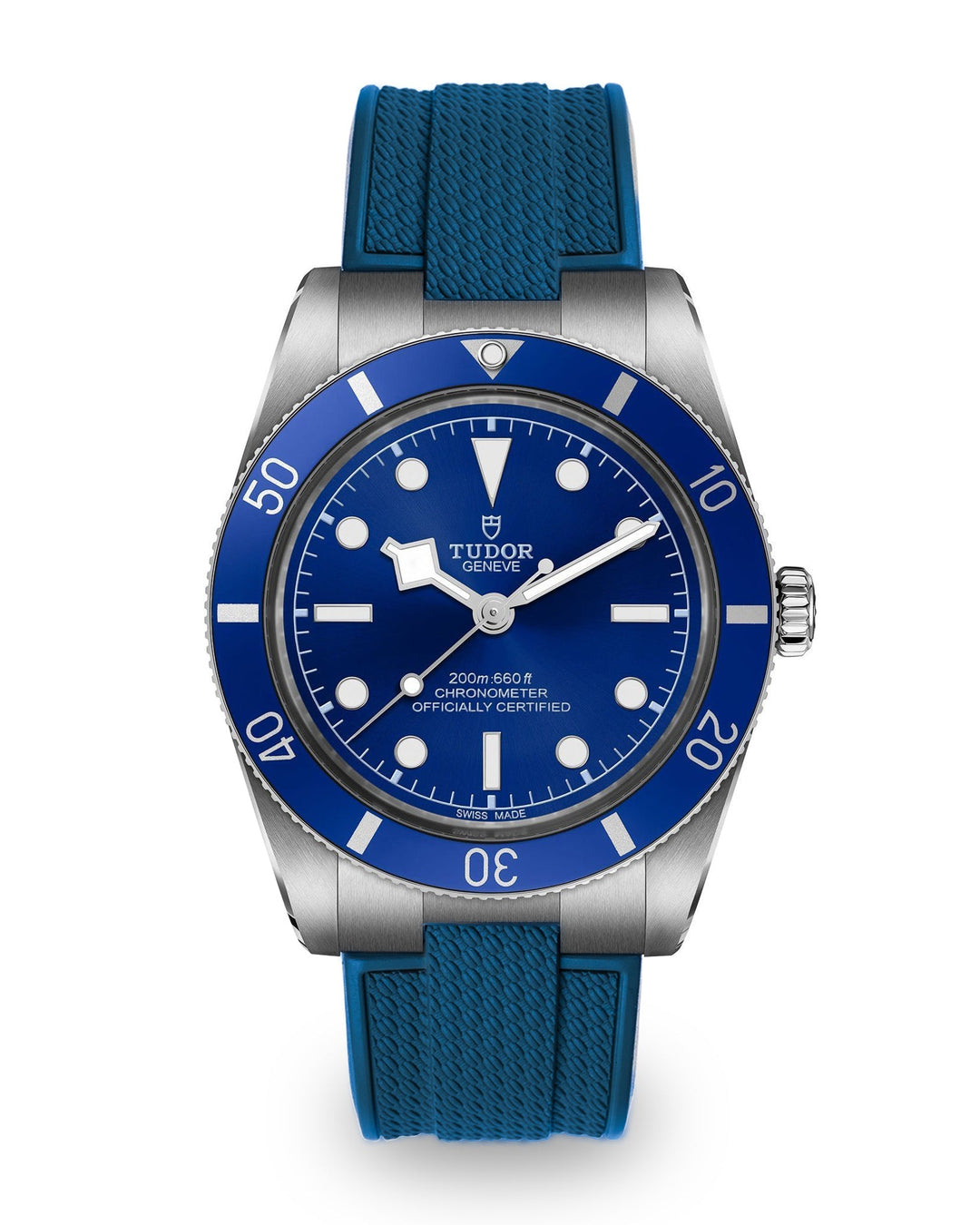 AnchorFlex™ Flagship EL for Tudor Black Bay 54 - Navy Blue - Anchor Strap Co.