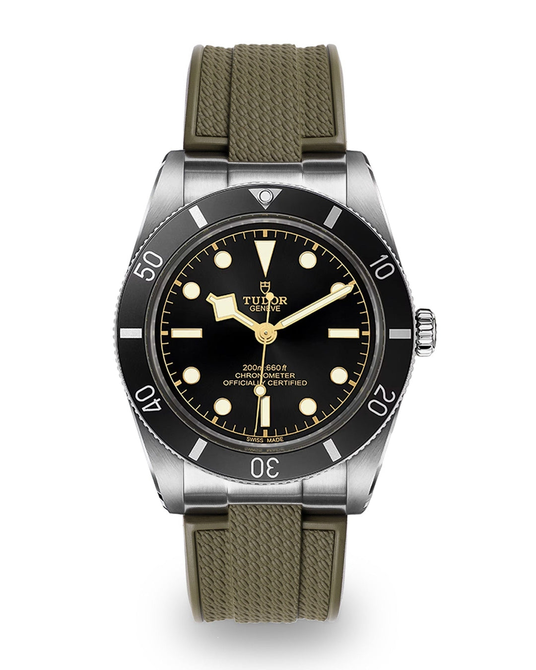 AnchorFlex™ Flagship EL for Tudor Black Bay 54 - Sea Moss Green - Anchor Strap Co.