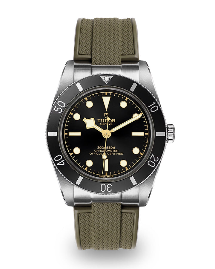 AnchorFlex™ Flagship EL for Tudor Black Bay 54 - Sea Moss Green - Anchor Strap Co.