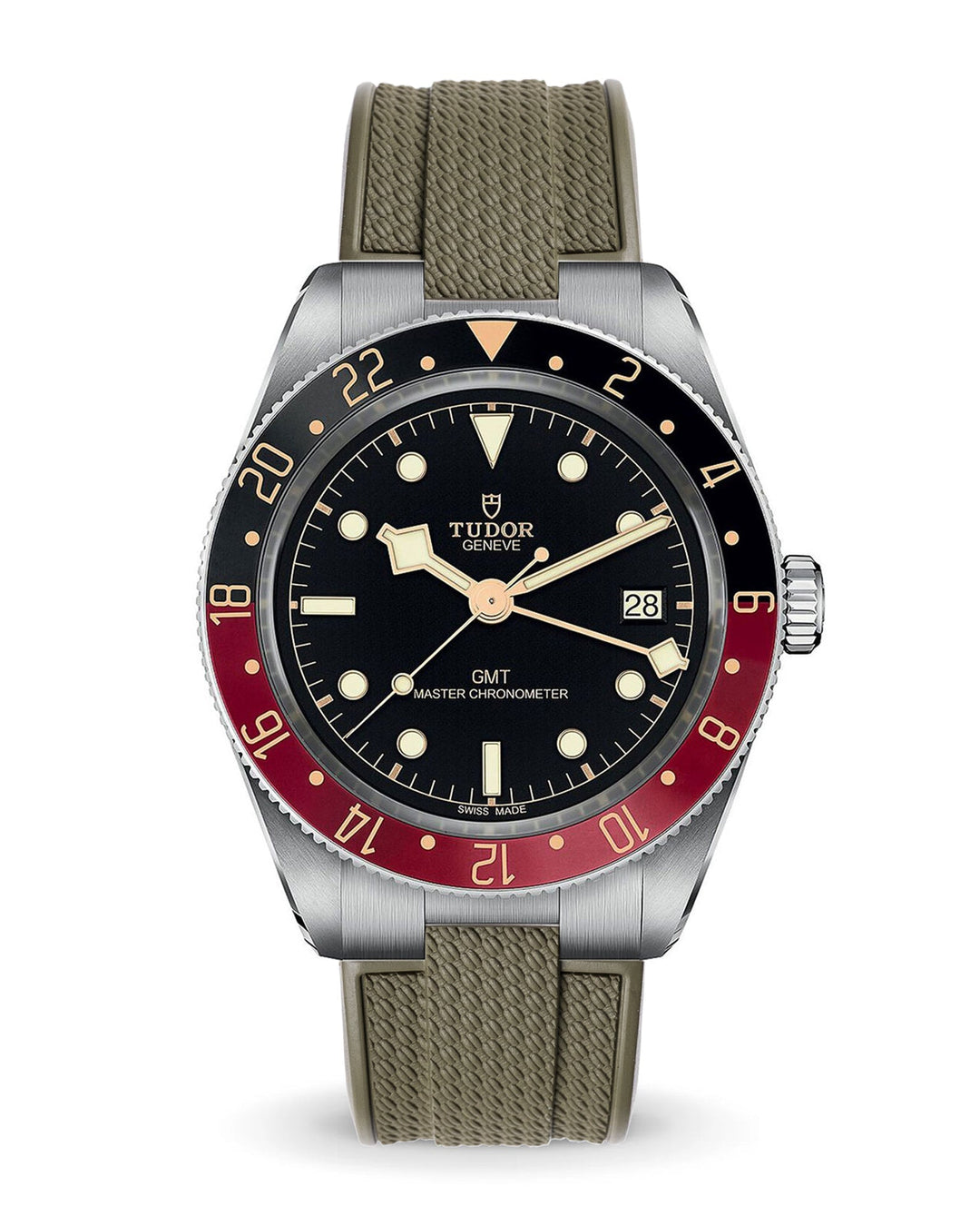 AnchorFlex™ Flagship EL for Tudor Black Bay 58 GMT - Sea Moss Green - Anchor Strap Co.