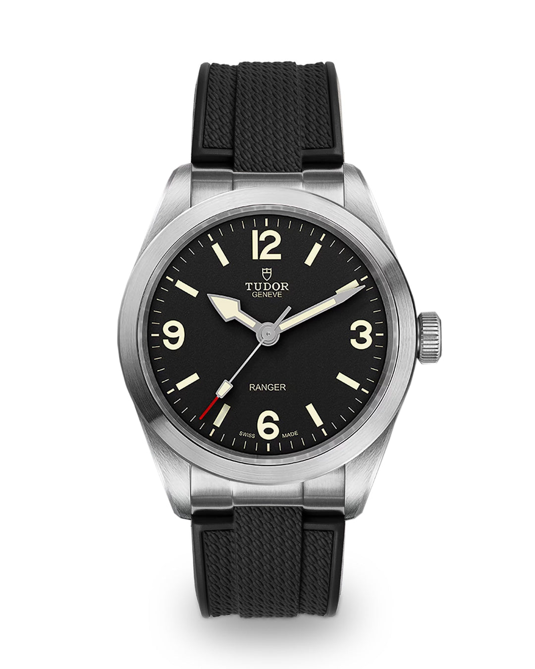 AnchorFlex™ Flagship EL for Tudor Ranger 39mm - Bathyscaphe Black - Anchor Strap Co.