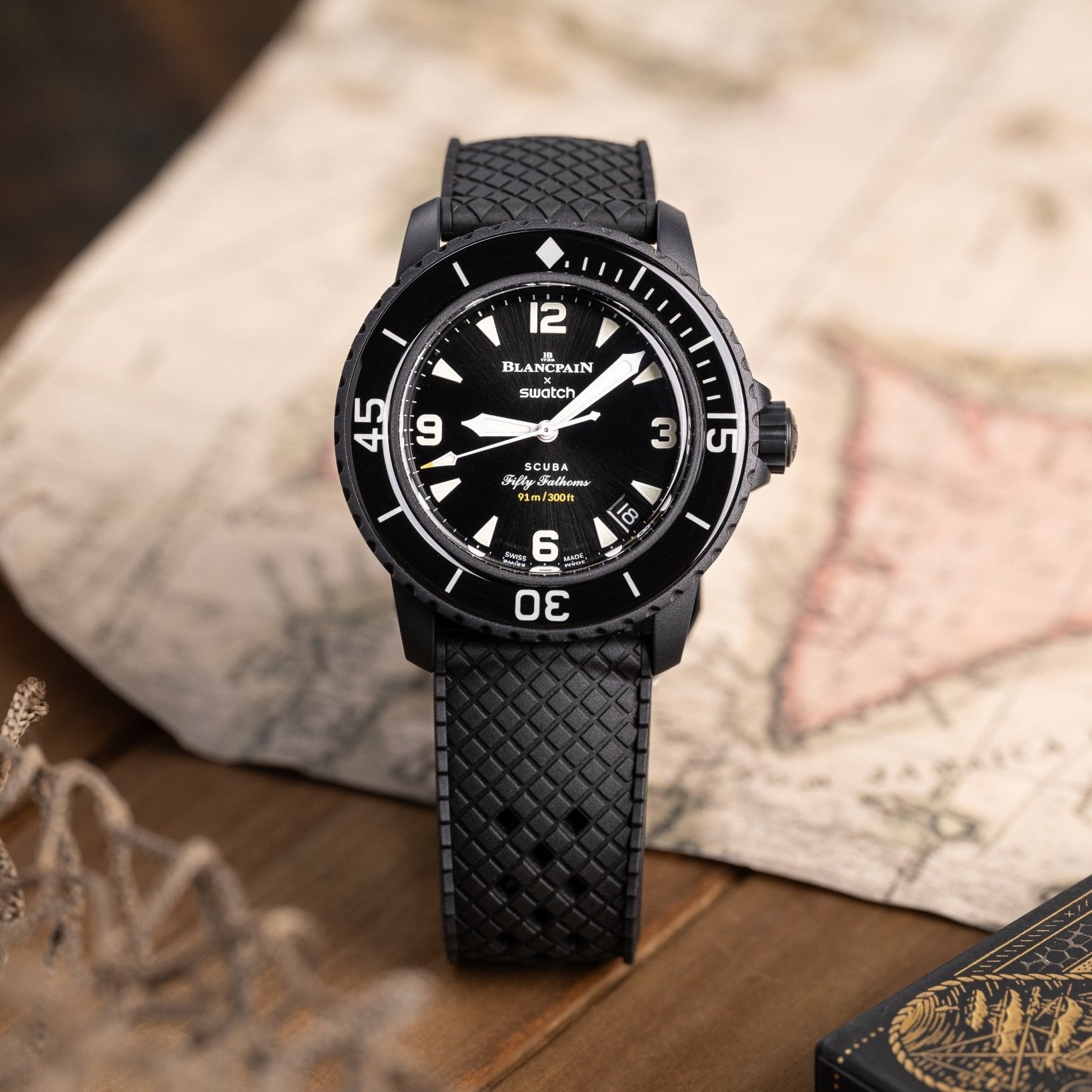 Anchor Heritage Rubber Strap - Black – Anchor Strap Co.