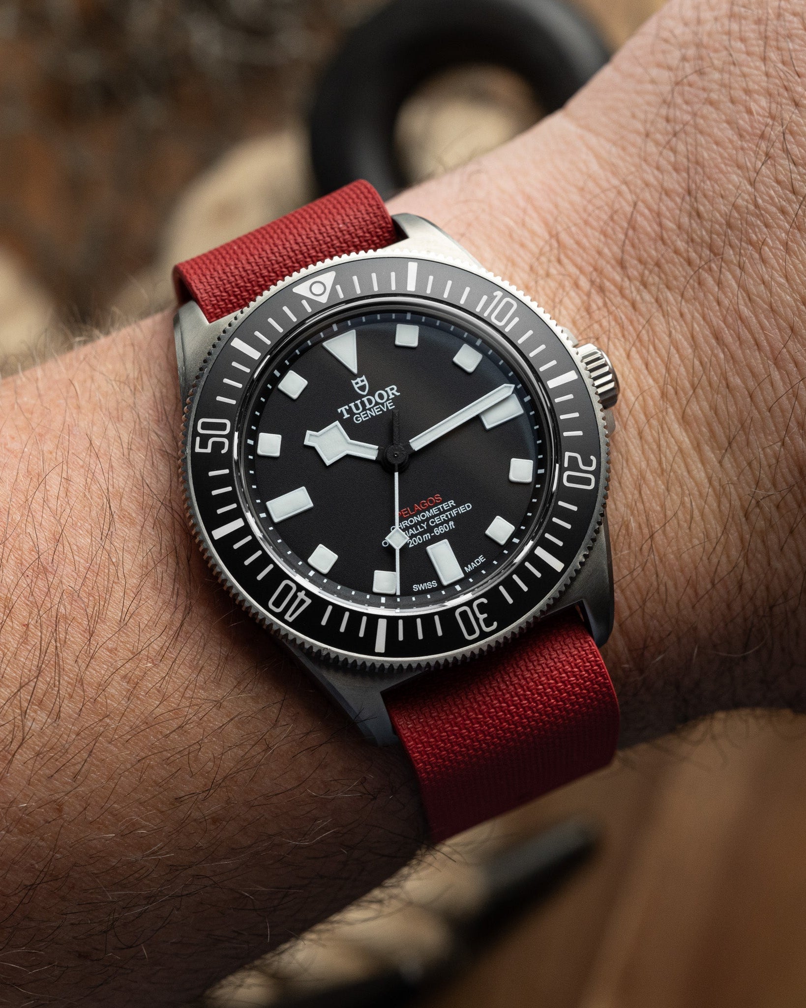 TIME ERGOFORCE MONO ハンドル レッド MonoPass™ FKM - Signal Red – Anchor Strap Co.