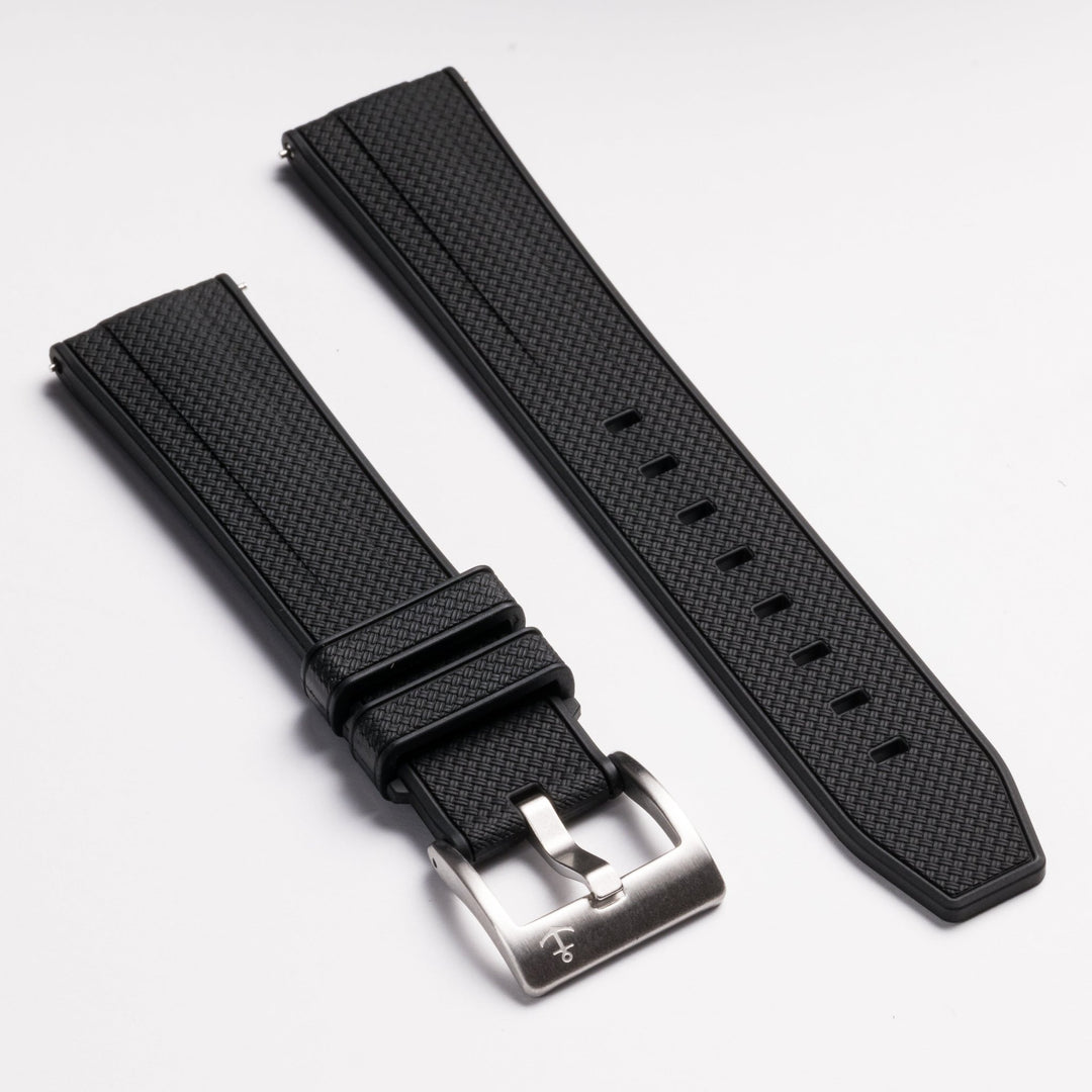 AnchorFLEX Rubber Strap - Black - Anchor Strap Co.