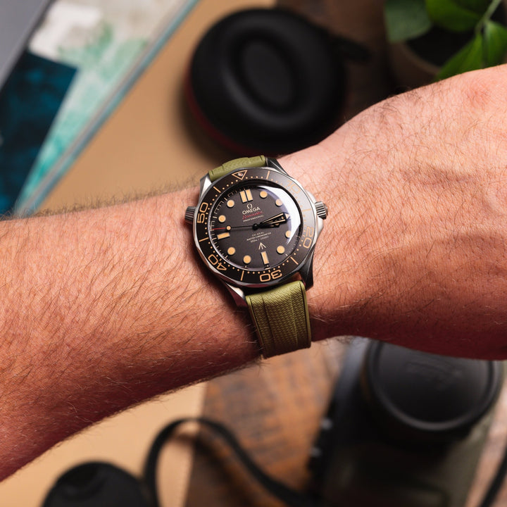 AnchorFlex Rubber Strap - OD Green - Anchor Strap Co.