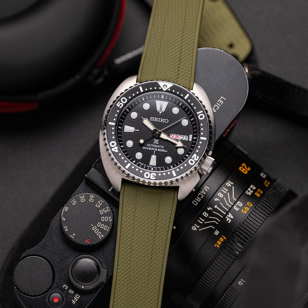 AnchorFLEX Rubber Strap - OD Green - Anchor Strap Co.