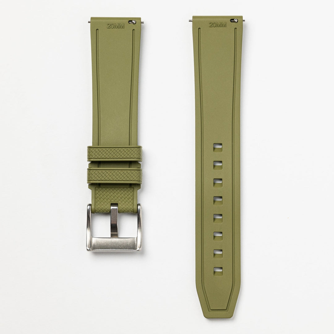 AnchorFLEX Rubber Strap - OD Green - Anchor Strap Co.