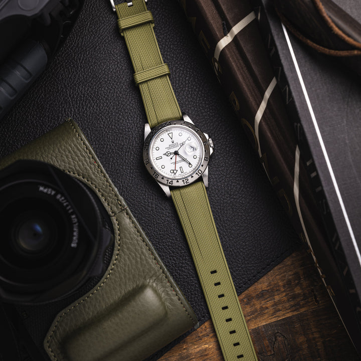 AnchorFlex Rubber Strap - OD Green - Anchor Strap Co.