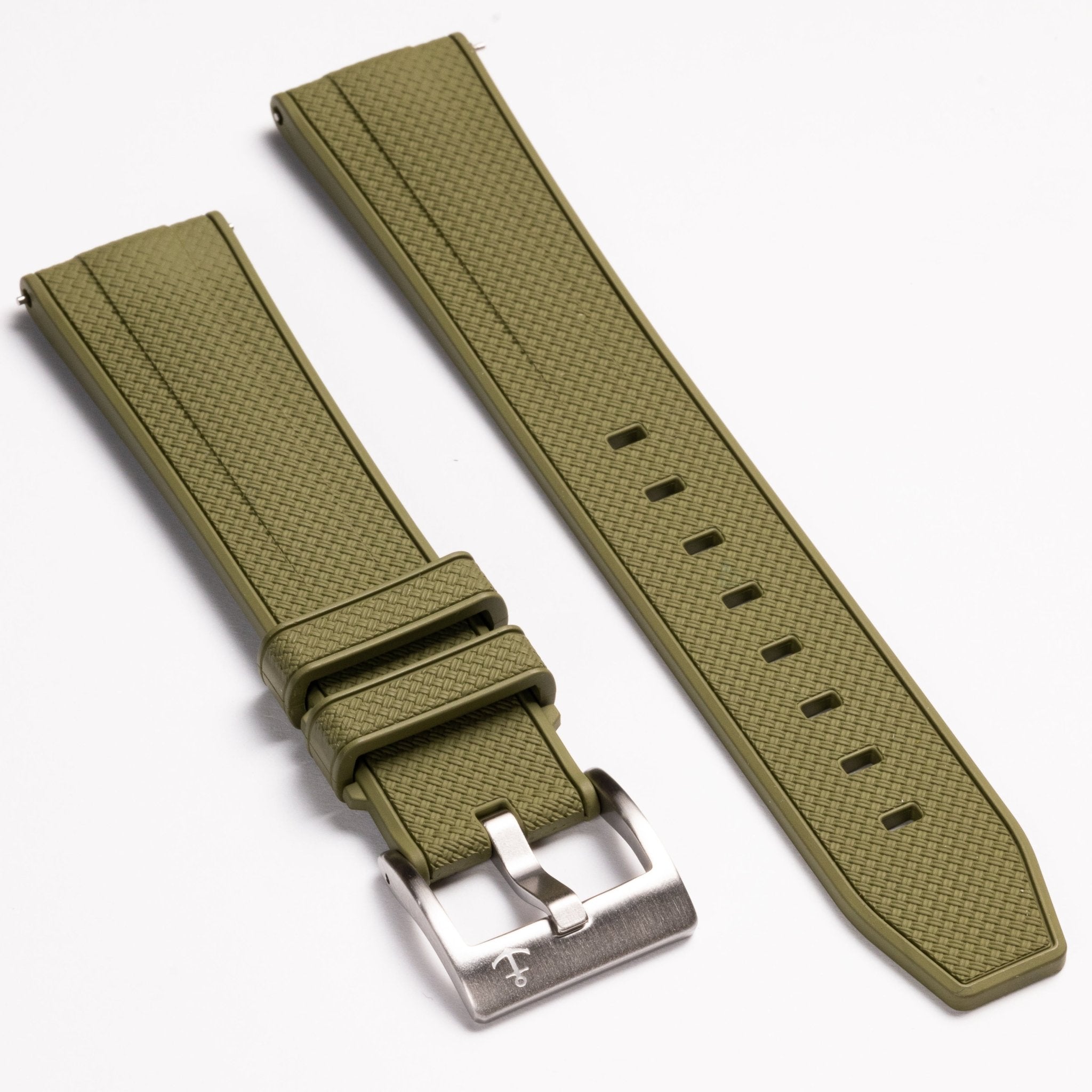 AnchorFLEX Rubber Strap - OD Green - Anchor Strap Co.