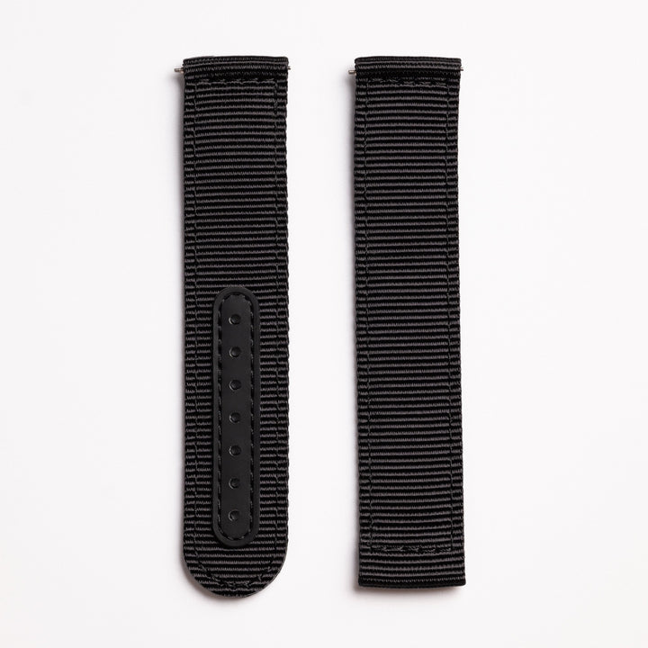 Black 2 - Piece Deployant Nylon Strap - Anchor Strap Co.