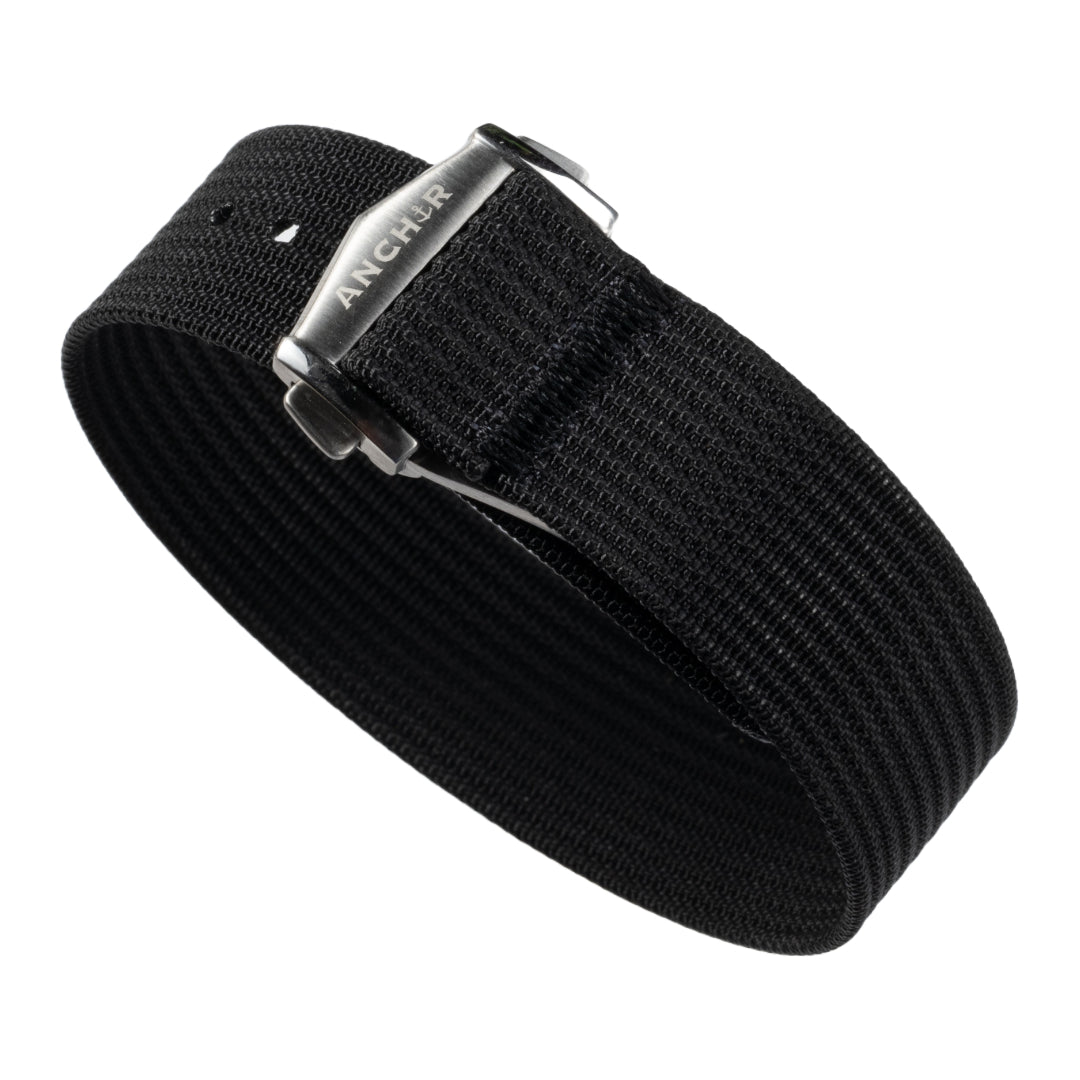 Black Deployant Nylon Strap - Anchor Strap Co.