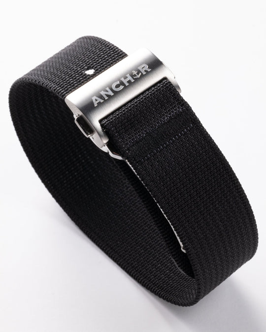 Black Deployant Nylon Strap - Anchor Strap Co.