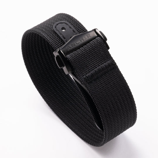 Black Deployant Nylon Strap MkII - Anchor Strap Co.