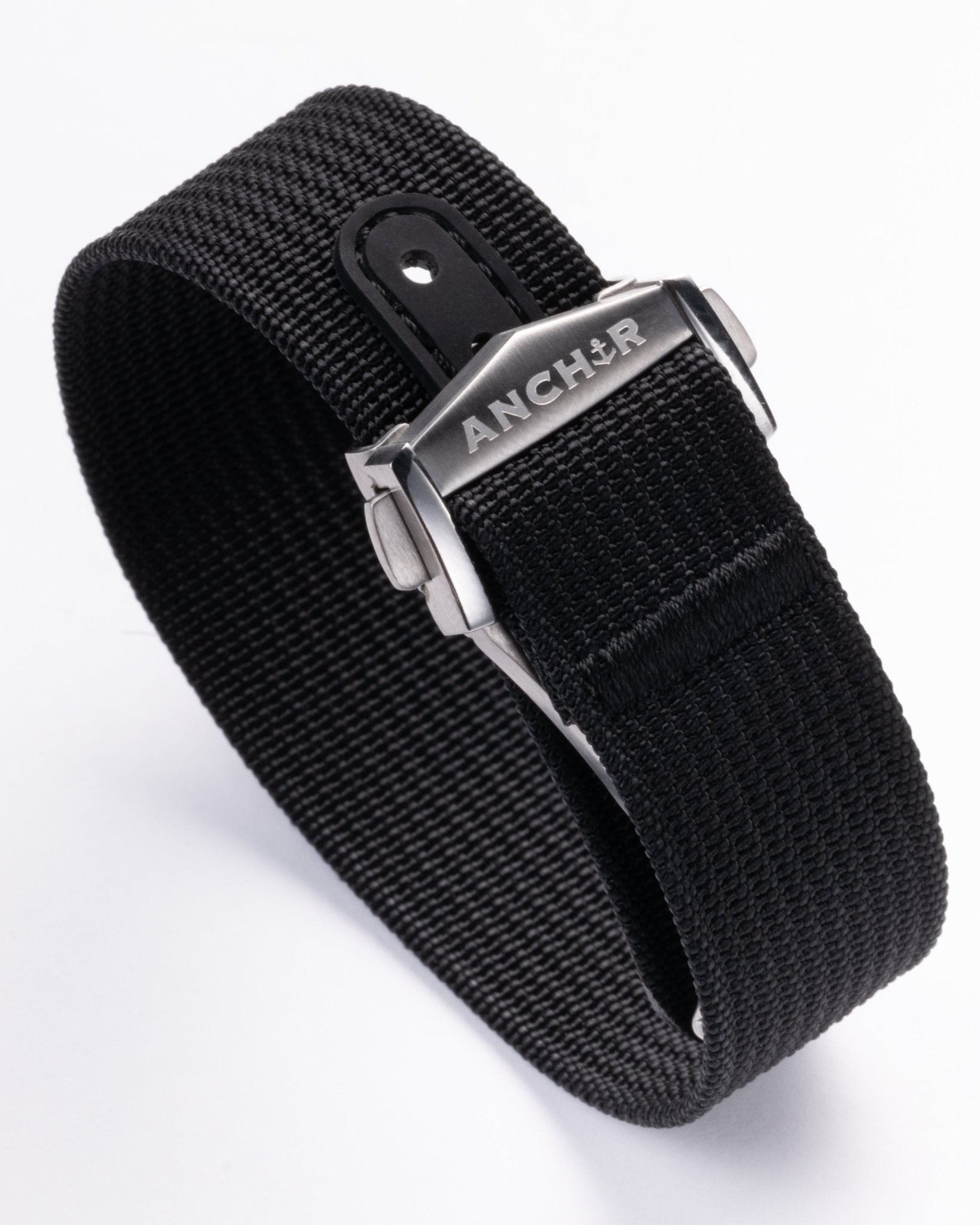 Black Deployant Nylon Strap MkII - Anchor Strap Co.