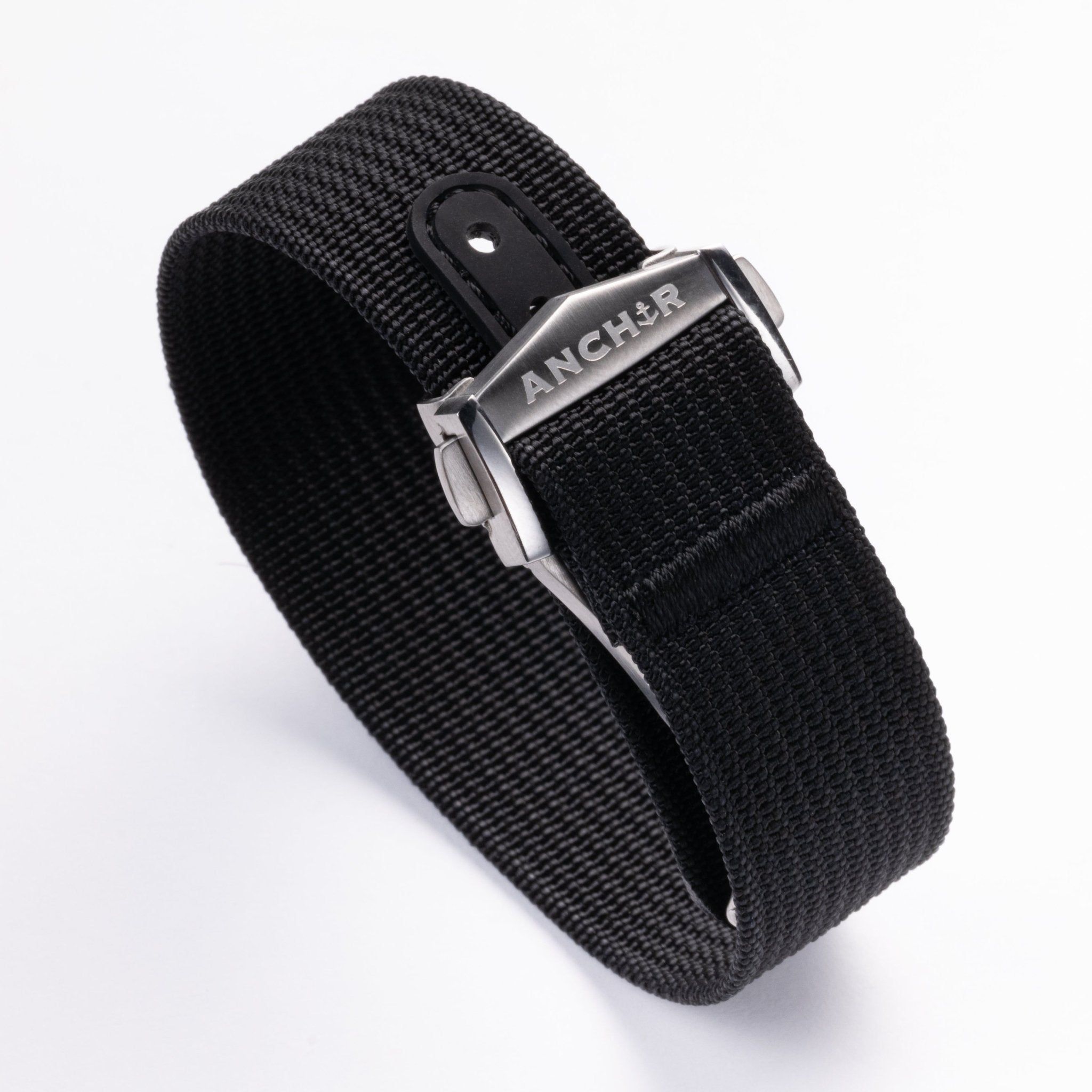 Black Deployant Nylon Strap MkII - Anchor Strap Co.