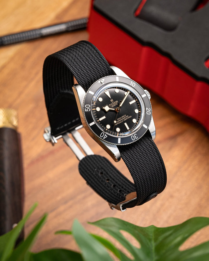 Black Deployant Nylon Strap MkIII - Anchor Strap Co.