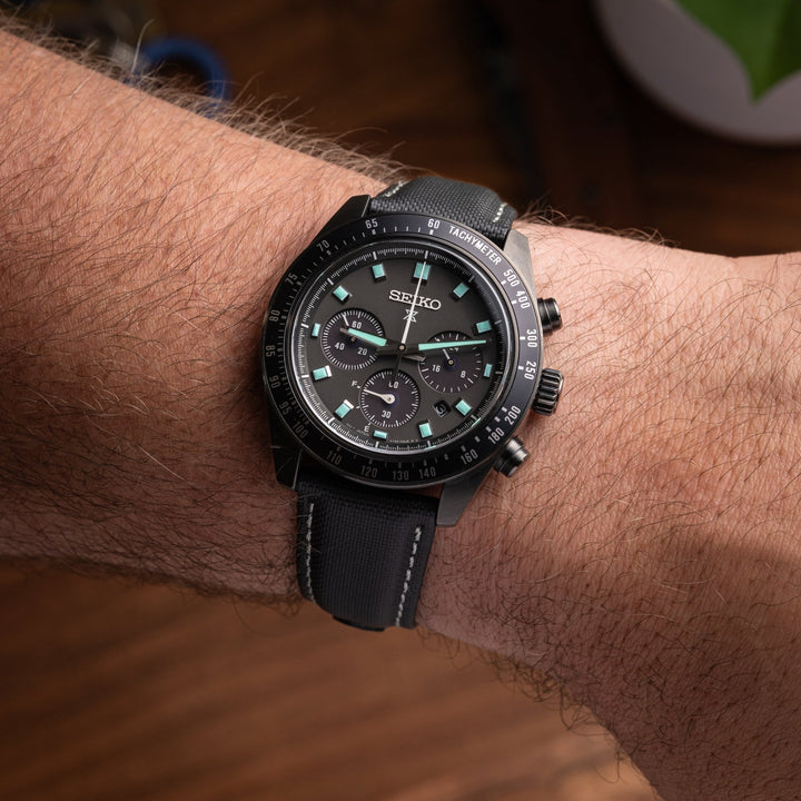 Black Deployant Sailcloth Strap - Anchor Strap Co.