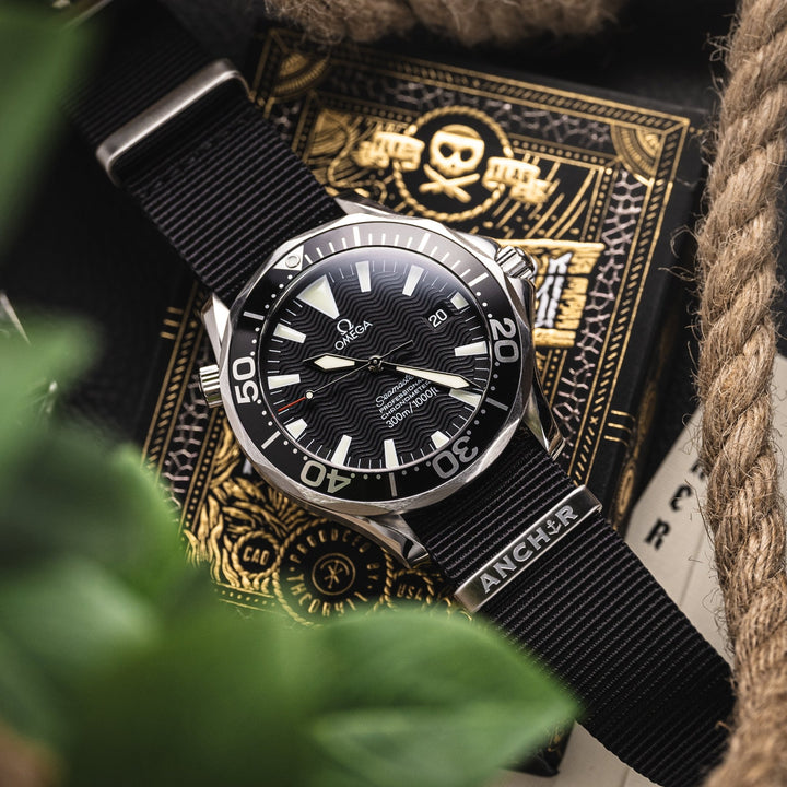 Black Standard Nylon - Anchor Strap Co.