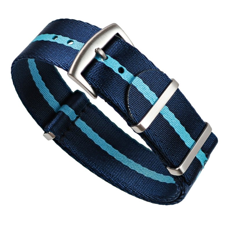 Blue Striped Premium Nylon Strap - Anchor Strap Co.