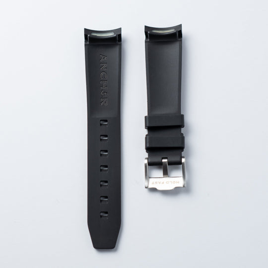 Carbon FKM Strap for Speedmaster - Anchor Strap Co.