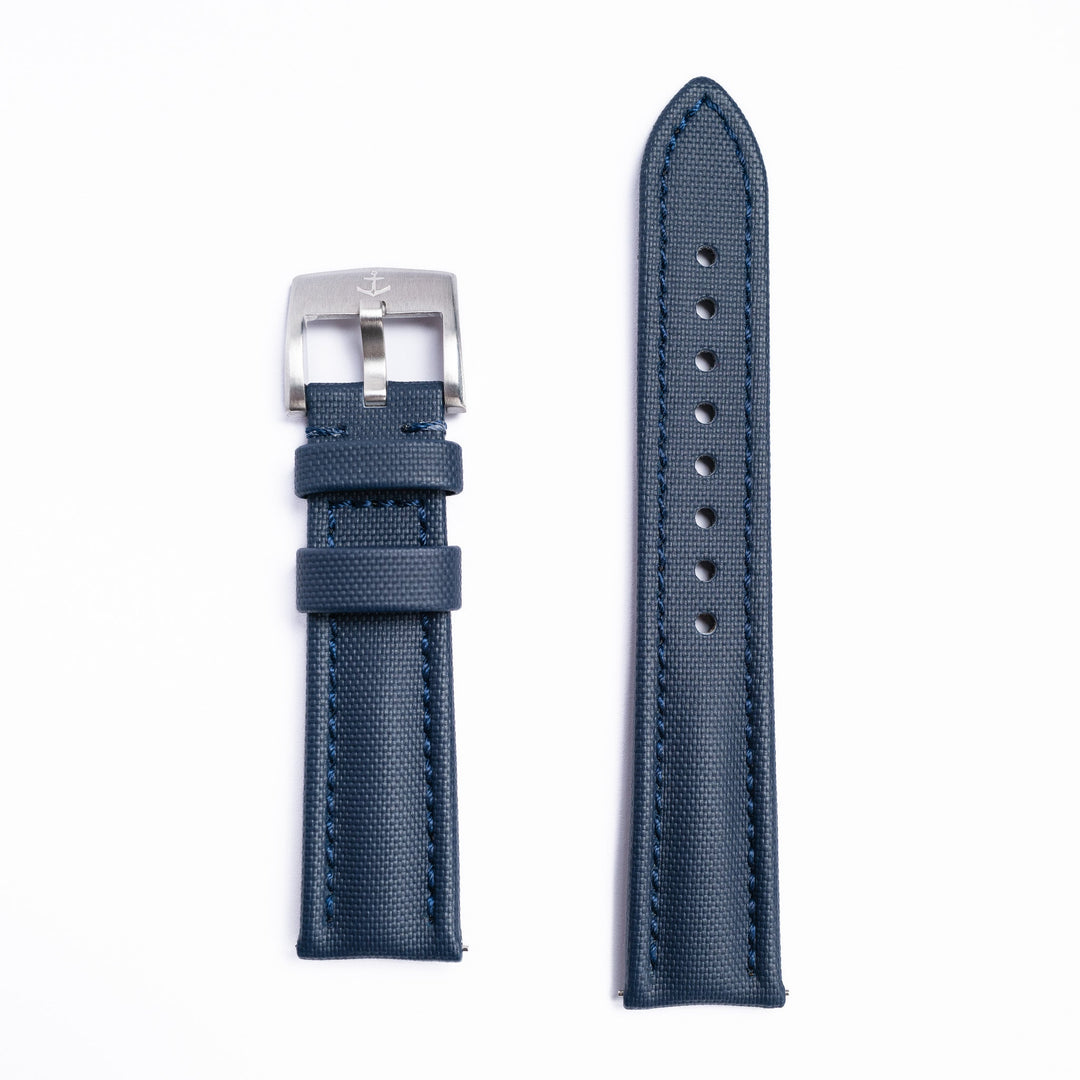 Classic Sailcloth Strap - Deep Blue - Anchor Strap Co.