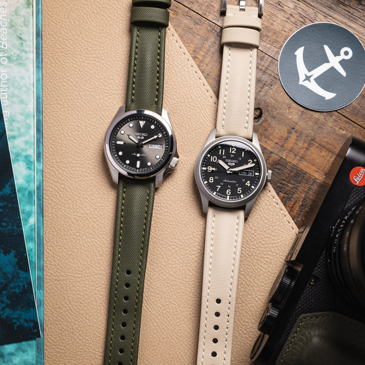 Classic Sailcloth Strap - Green - Anchor Strap Co.