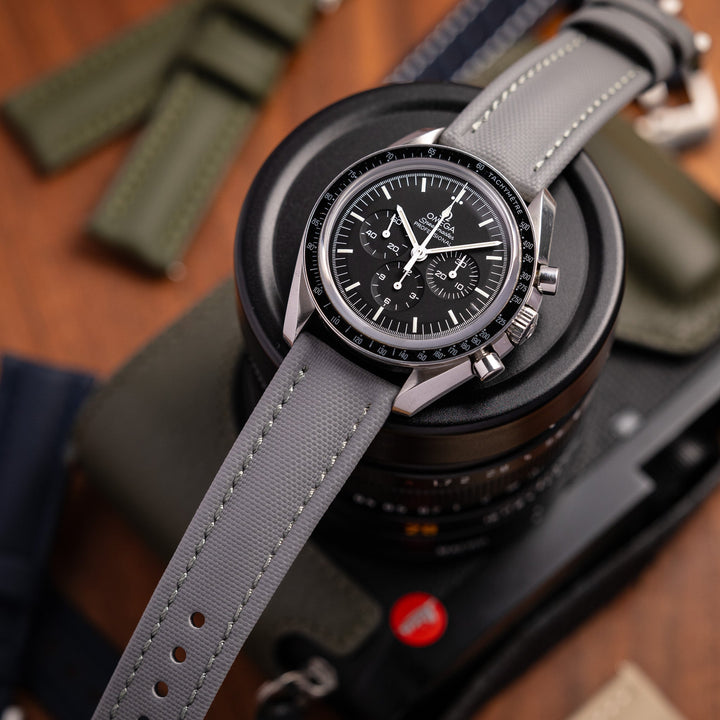 Classic Sailcloth Strap - Grey - Anchor Strap Co.