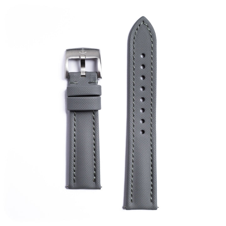 Classic Sailcloth Strap - Grey - Anchor Strap Co.
