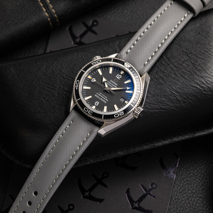 Classic Sailcloth Strap - Grey - Anchor Strap Co.