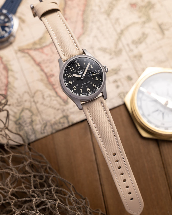 Classic Sailcloth Strap - Marine Sand - Anchor Strap Co.