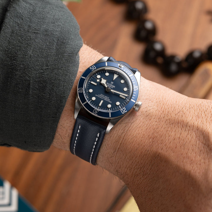 Classic Sailcloth Strap - Navy - Anchor Strap Co.