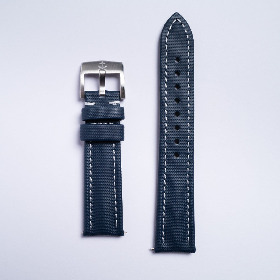 Classic Sailcloth Strap - Navy - Anchor Strap Co.