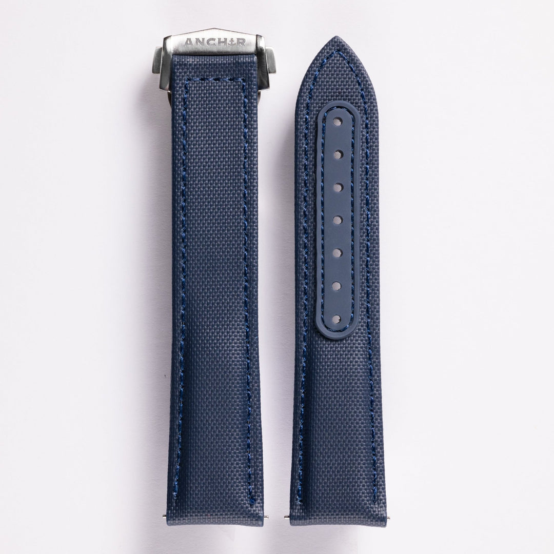 Deep Blue Deployant Sailcloth Strap - Anchor Strap Co.