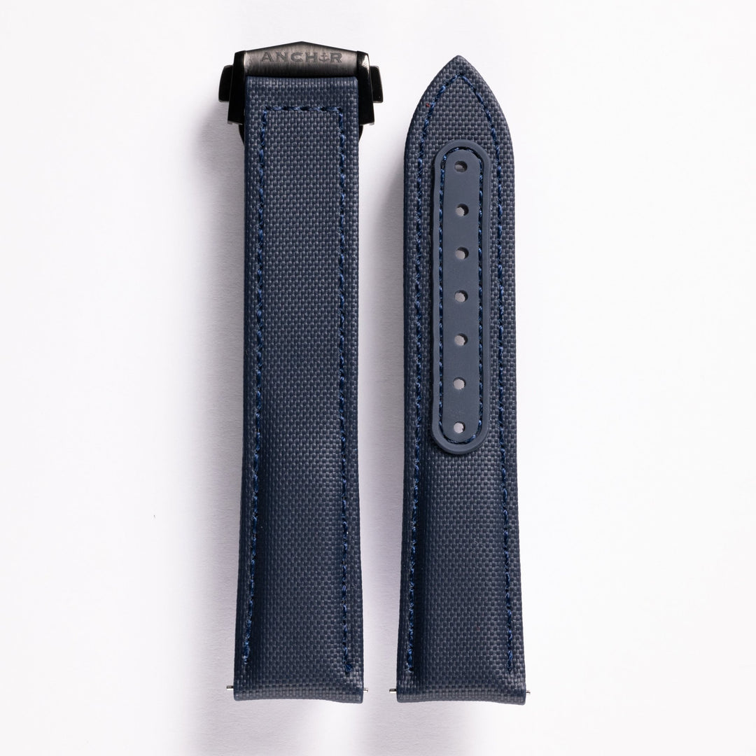 Deep Blue Deployant Sailcloth Strap - Anchor Strap Co.