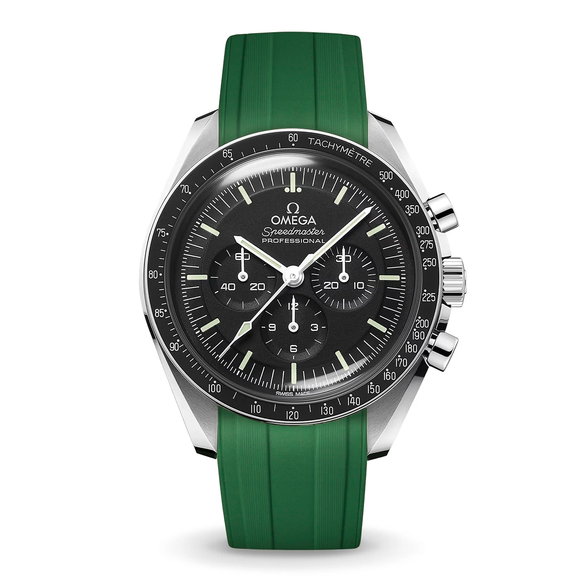 Deployant FKM for Omega Speedmaster - Emerald Green – Anchor Strap Co.