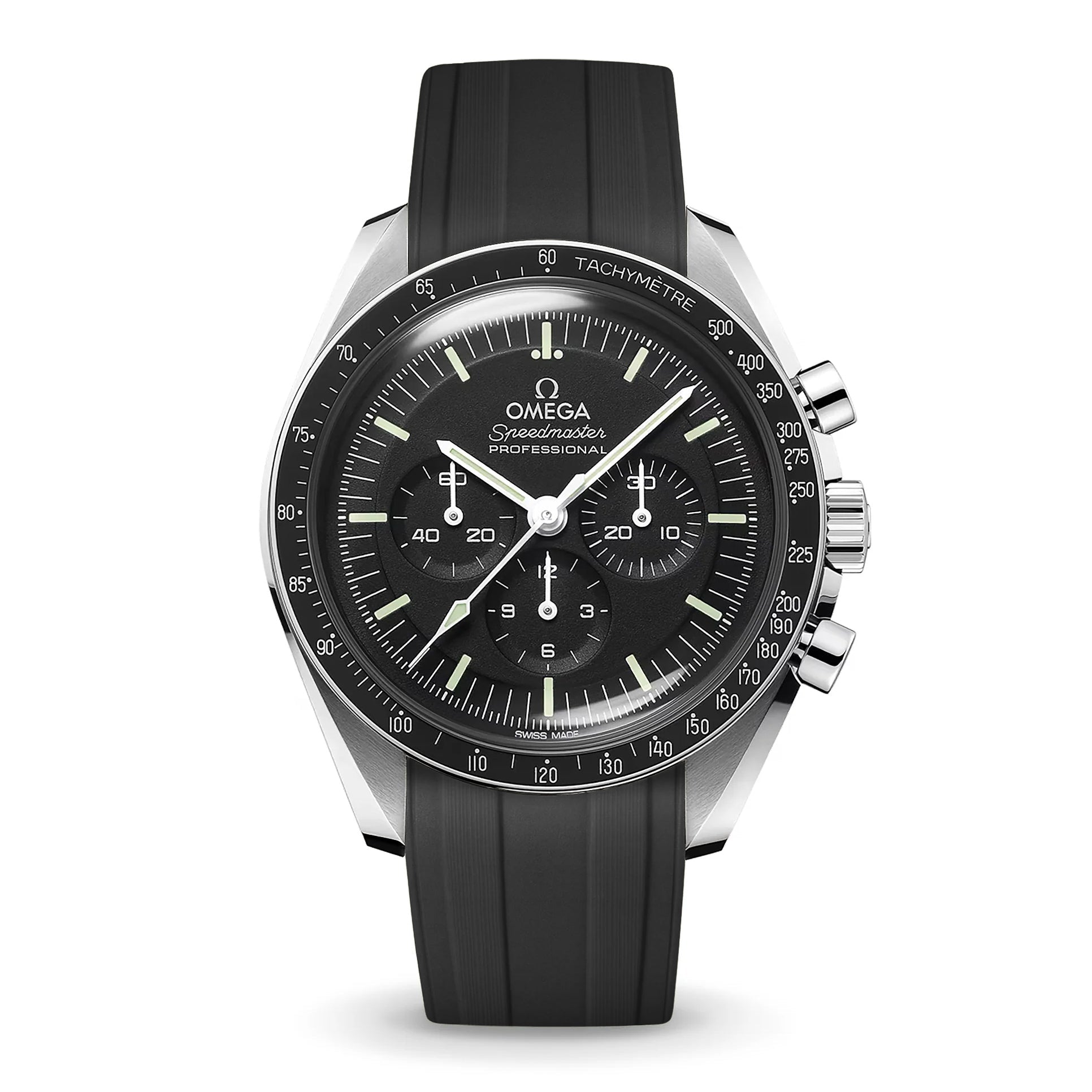 Deployant FKM for Omega Speedmaster - Jet Black – Anchor Strap Co.