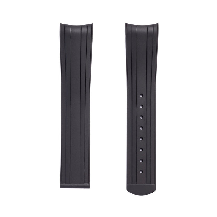 Deployant FKM Strap for Tudor Black Bay 58 - Black - Anchor Strap Co.