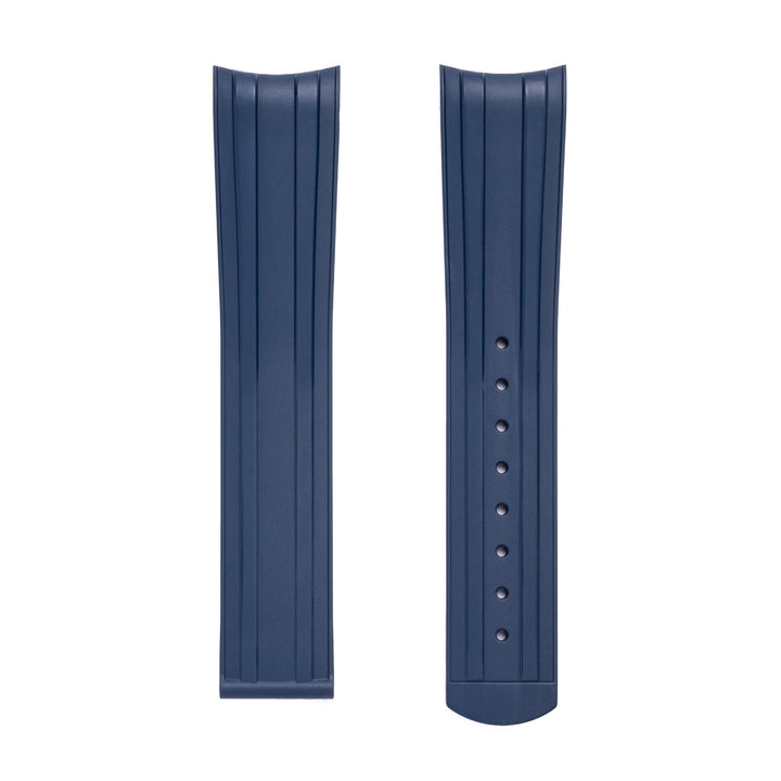 Deployant FKM Strap for Tudor Black Bay 58 - Navy Blue - Anchor Strap Co.