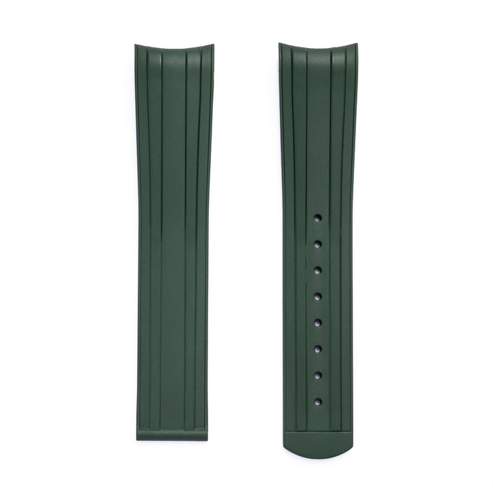 Deployant FKM Strap for Tudor Black Bay 58 - Seaweed Green - Anchor Strap Co.