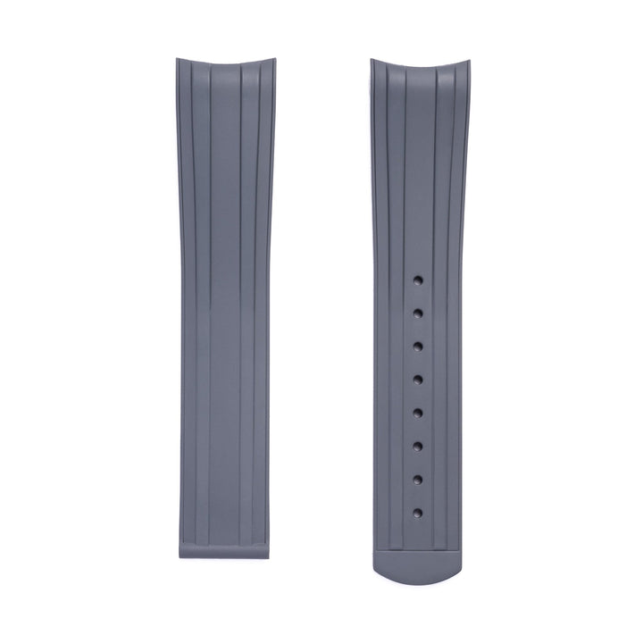 Deployant FKM Strap for Tudor Black Bay 58 - Storm Grey - Anchor Strap Co.