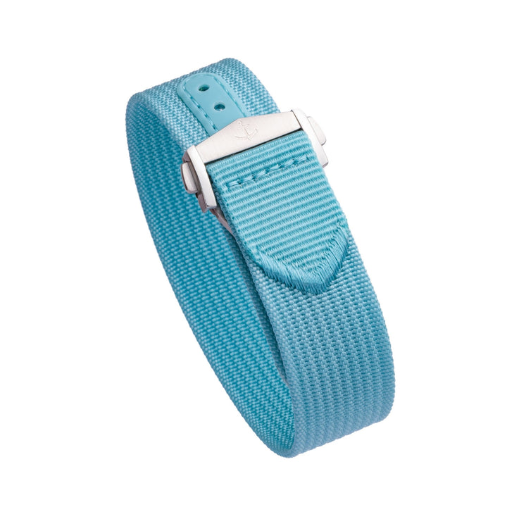 Deployant Nylon Strap MkIII - Lagoon Blue - Anchor Strap Co.