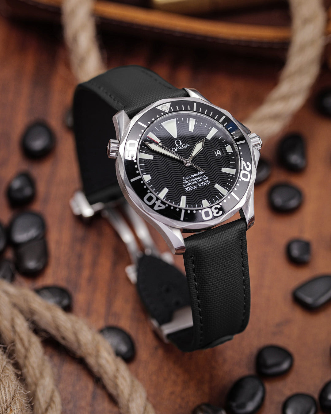 Deployant Sailcloth - Jet Black - Anchor Strap Co.