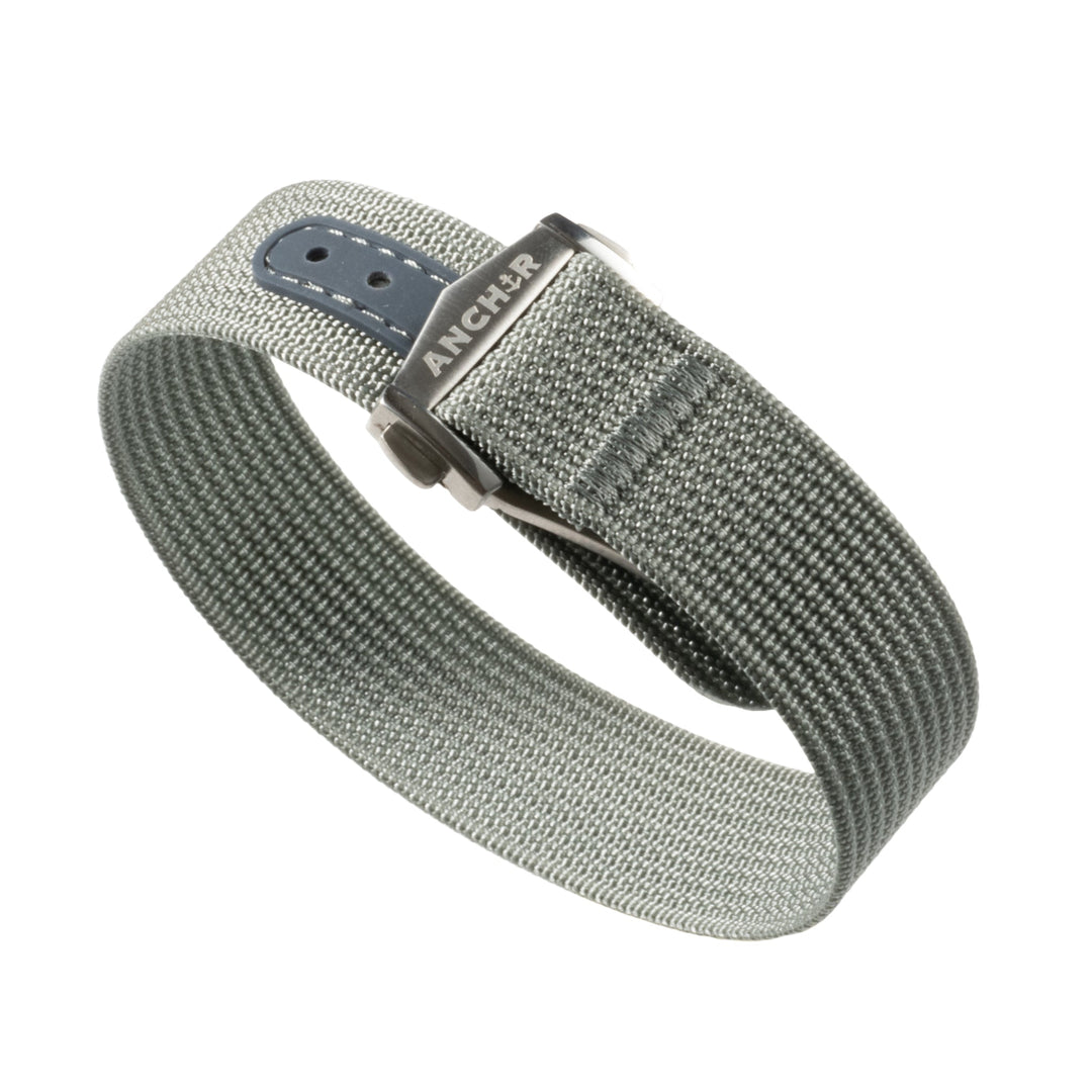 Grey Deployant Nylon Strap MkII - Anchor Strap Co.