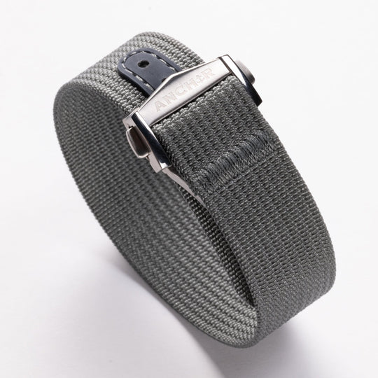 Grey Deployant Nylon Strap MkII - Anchor Strap Co.