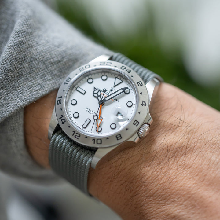 Grey Deployant Nylon Strap MkIII - Anchor Strap Co.