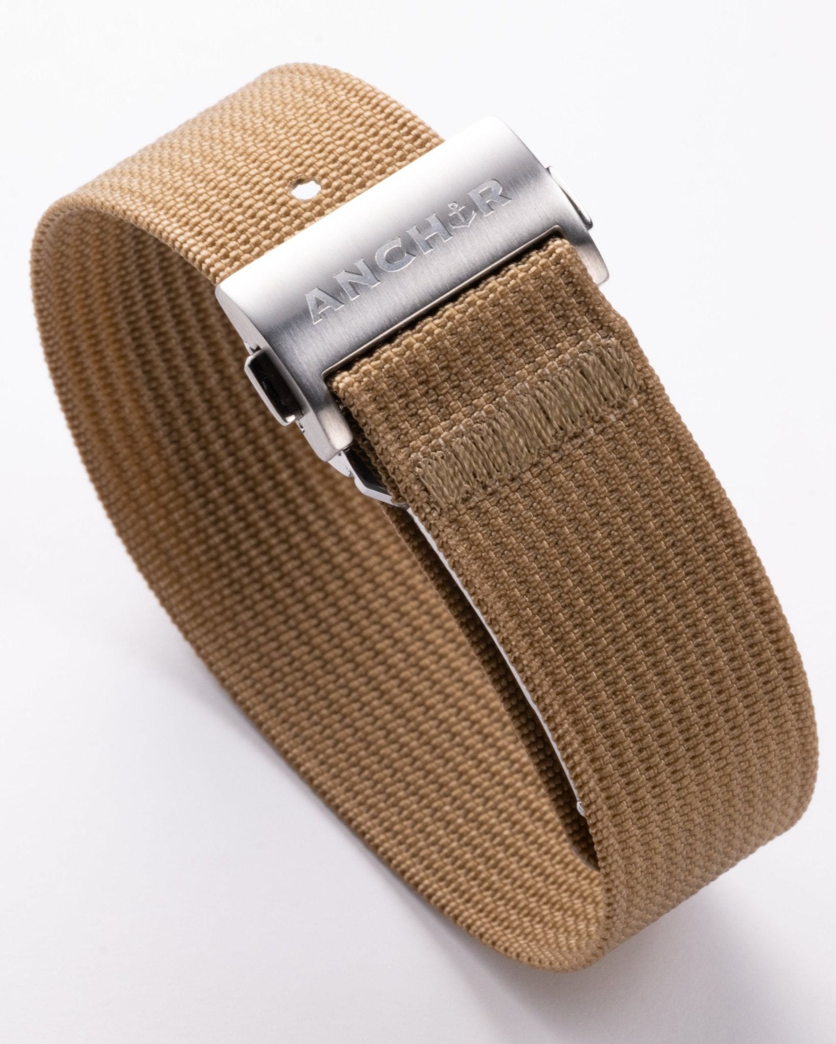 Khaki Deployant Nylon Strap - Anchor Strap Co.