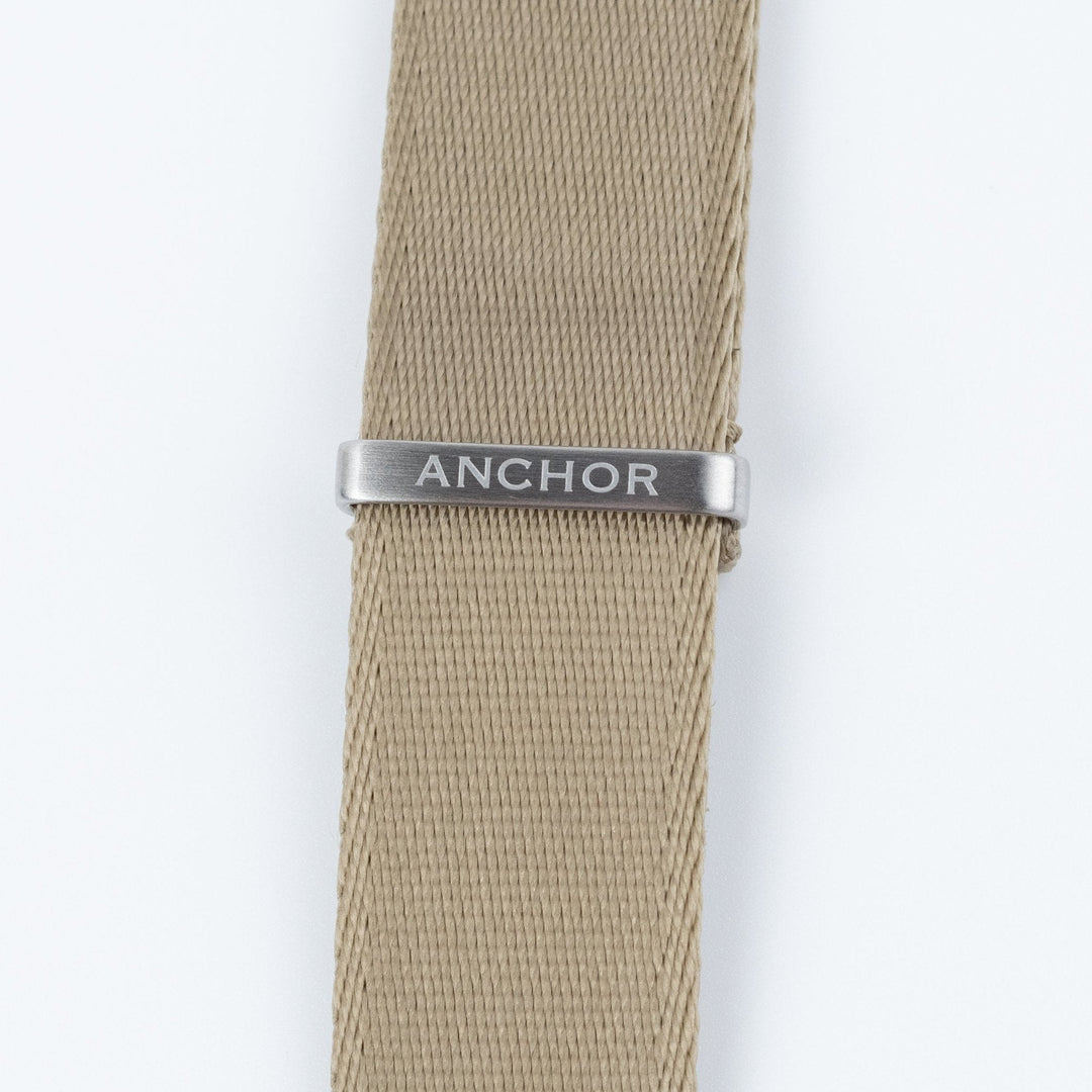 Khaki Premium Nylon Strap - Anchor Strap Co.