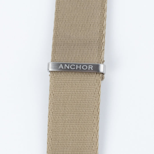 Khaki Premium Nylon Strap - Anchor Strap Co.